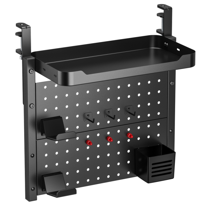 Меблі для геймерів - Настільний органайзер OfficePro Black (DO1040B)#3