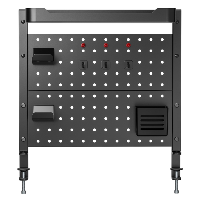 Меблі для геймерів - Настільний органайзер OfficePro Black (DO1040B)#5