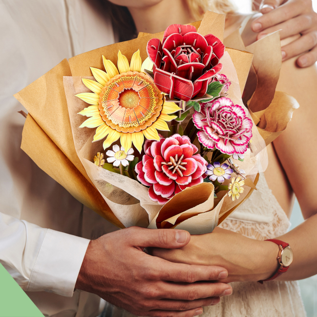 3D-пазли - Тривимірний пазл CubicFun Букет квітів Весняний (P867h)#3