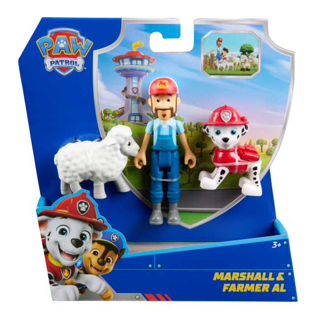 Фигурки персонажей - Набор фигурок Spin Master Paw Patrol Маршал, фермер Эл и овечка (SM97242/6072994)#4