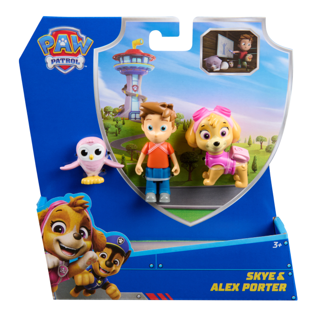 Фигурки персонажей - Набор фигурок Spin Master Paw Patrol Скай, Алекс Портер и сова (SM97242/6072995)#4