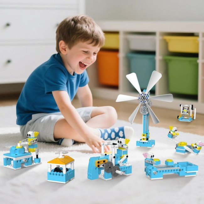 Конструкторы с уникальными деталями - Конструктор Makerzoid Happy Farm Bountiful Fields 570 элементов (MKZ-HF-02)#3