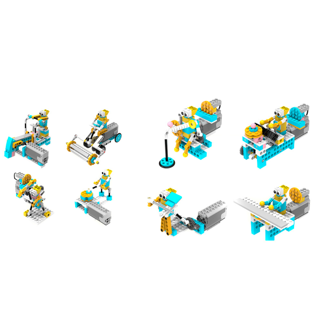 Конструктори з унікальними деталями - Конструктор Makerzoid Smart Robot Standard 295 елементів (MKZ-PF-SD)#2