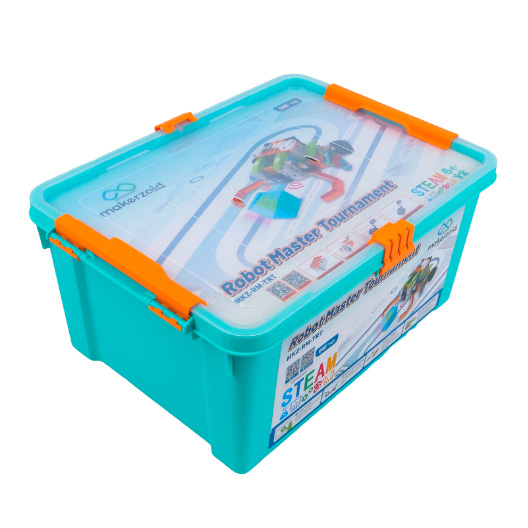 Конструктори з унікальними деталями - Конструктор Makerzoid Robot Tournament Premium 640 елементів (MKZ-RM-TRT)#3