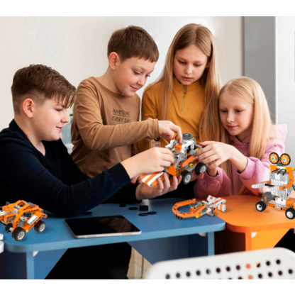 Конструктори з унікальними деталями -  Конструктор Makerzoid Superbot Master Premium 230 елементів (MKZ-SPB-MS)#3