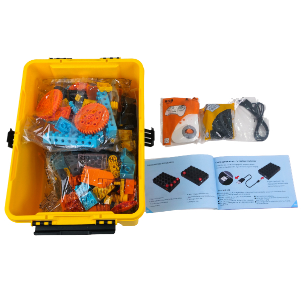 Конструктори з унікальними деталями - Конструктор Makerzoid Big Bloks Механік майбутнього 140 елементів (MKZ-OBK-EC)#3