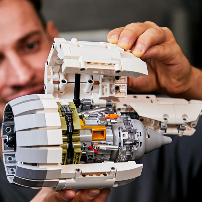 Конструктори з унікальними деталями - Конструктор Pantasy Майстерня авіаційних двигунів 1808 елементів (85006)#3