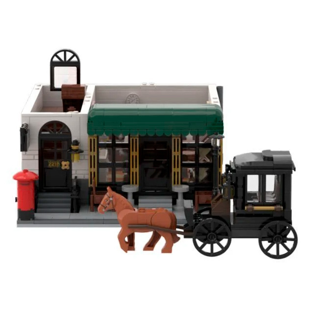 Блокові конструктори - Конструктор Pantasy Шерлок Холмс Квартира 221B на Бейкер-стріт 3047 елементів (85014)#4