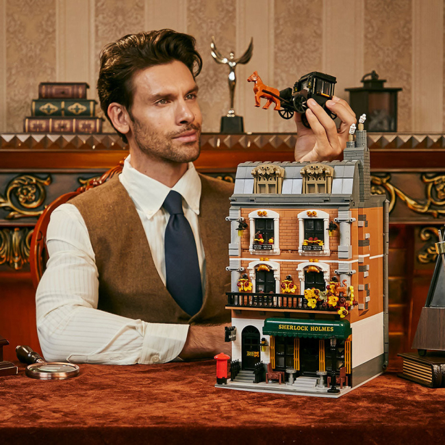 Блокові конструктори - Конструктор Pantasy Шерлок Холмс Квартира 221B на Бейкер-стріт 3047 елементів (85014)#5