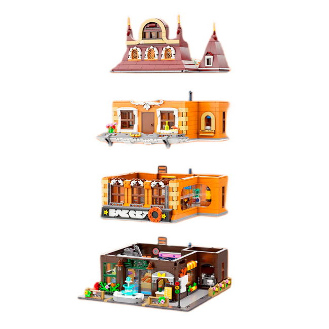 Блокові конструктори - Конструктор Pantasy Original Joyside Series Пекарня 2663 елементи (85013)#2