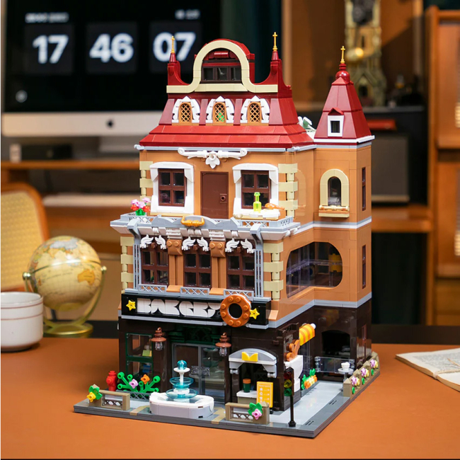 Блокові конструктори - Конструктор Pantasy Original Joyside Series Пекарня 2663 елементи (85013)#3