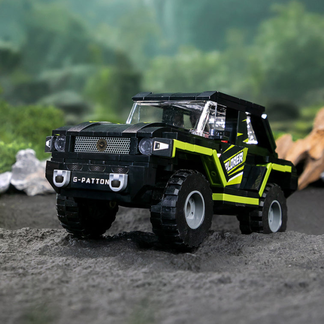 Блокові конструктори - Конструктор Pantasy George Patton G-PATTON GX 118 зелений 323 елементи (86702)#3