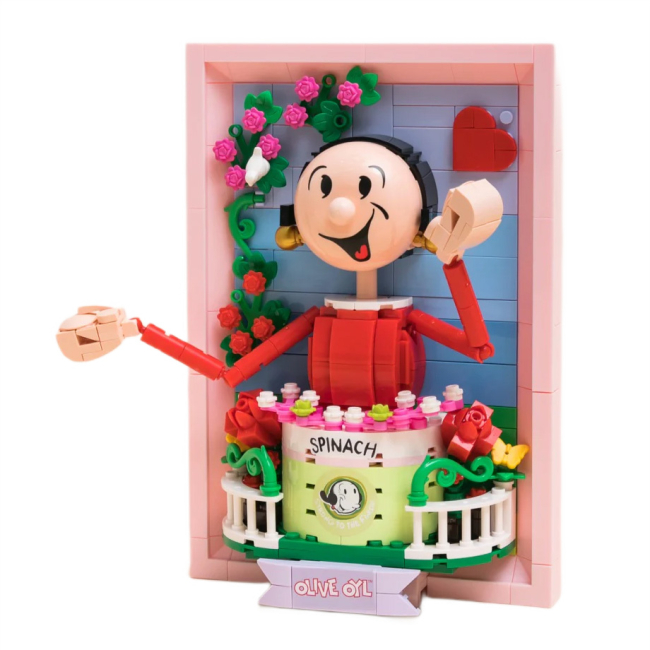 Блокові конструктори - Конструктор Pantasy Папай Олів Ойл 300 елементів (86404)#2