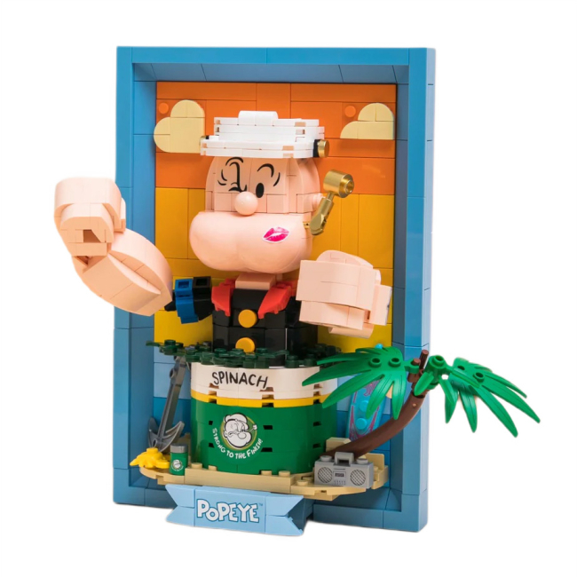 Блокові конструктори - Конструктор Pantasy Папай 400 елементів (86403)#2