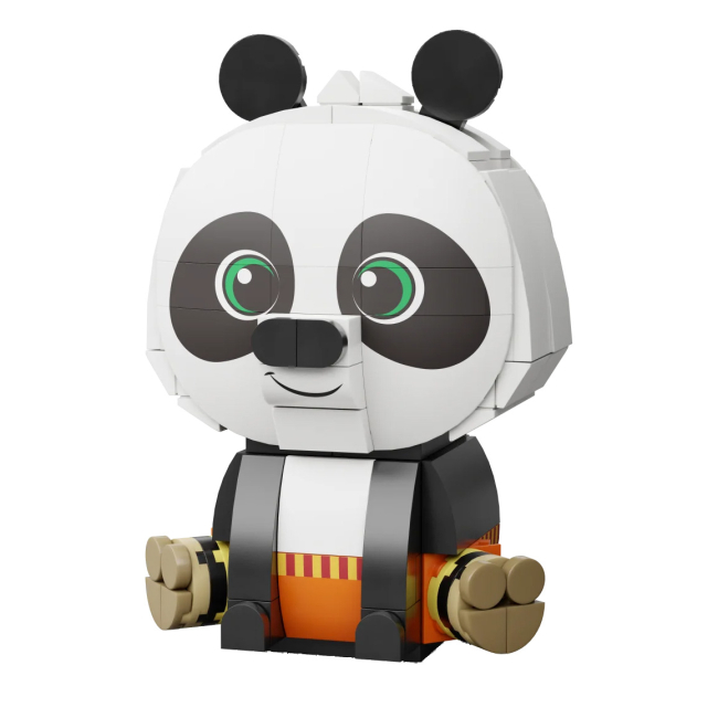 Блочные конструкторы - Конструктор Pantasy Kung Fu Panda Сидящий малыш По 138 элементов(99124)#3