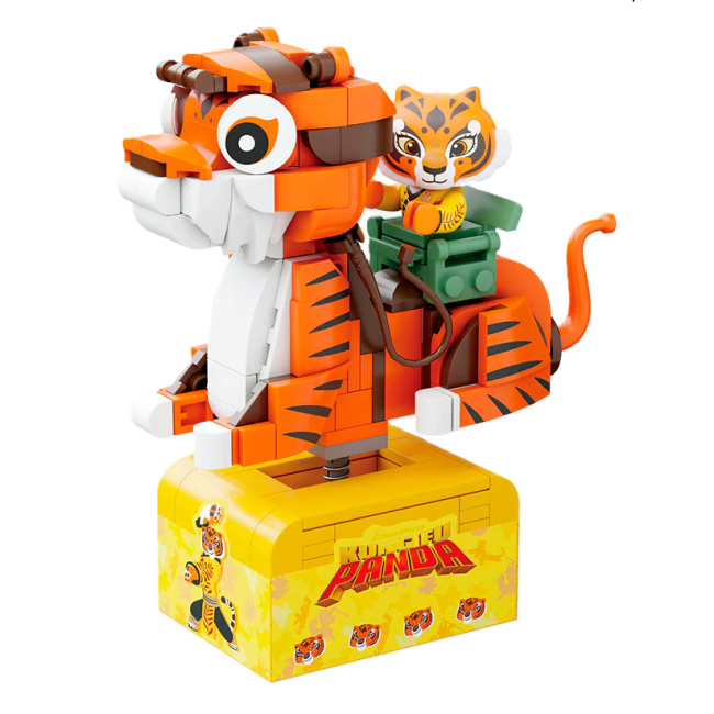 Блокові конструктори -  Конструктор Pantasy Kung Fu Panda Косрайдер Тигриці 195 елементів (86511)#2