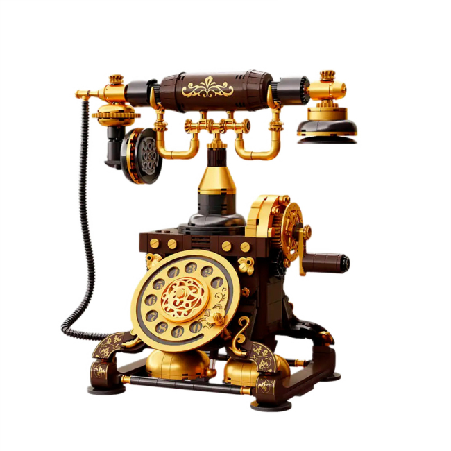 Конструктори з унікальними деталями - Конструктор Pantasy Original Retro Phone 766 елементи (85018)#2