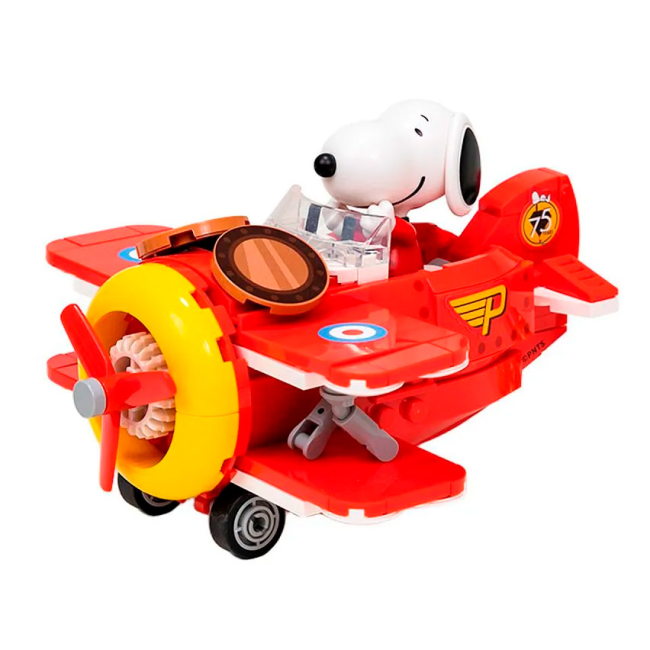 Блокові конструктори - Конструктор Pantasy Snoopy Біплан 315 елементів (86905)#2