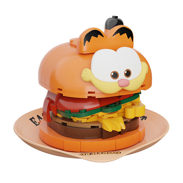 Блокові конструктори - Конструктор Pantasy Garfield Foodie Гамбургер 166 елементів (86805)#2