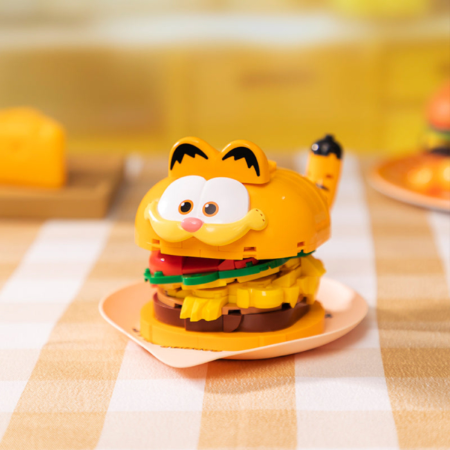 Блокові конструктори - Конструктор Pantasy Garfield Foodie Гамбургер 166 елементів (86805)#3