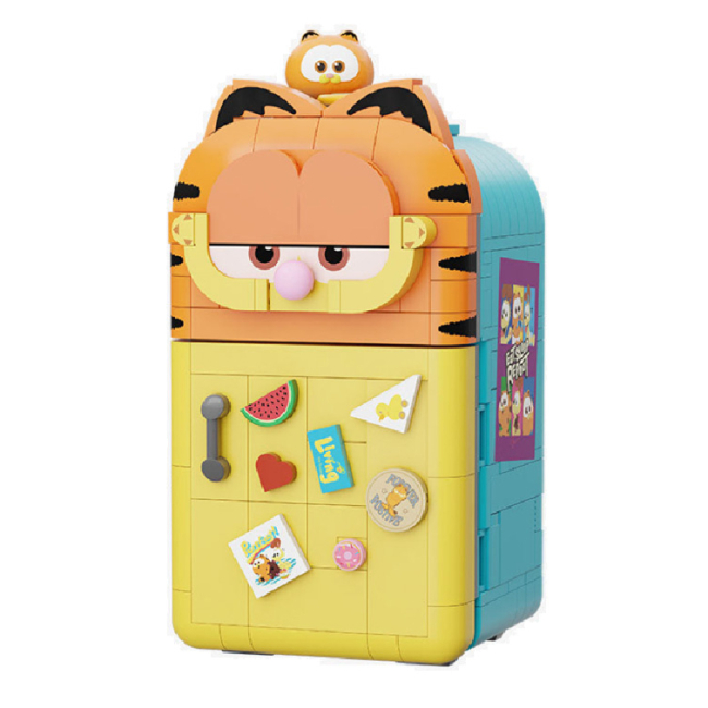 Блочные конструкторы - Конструктор Pantasy Garfield Fantastic Machines Большой холодильник 306 элементов (86809)#2