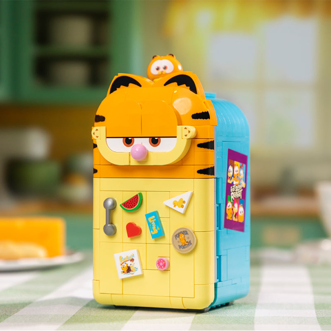Блочные конструкторы - Конструктор Pantasy Garfield Fantastic Machines Большой холодильник 306 элементов (86809)#3