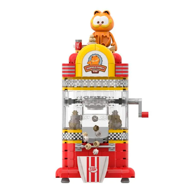 Конструкторы с уникальными деталями - Конструктор Pantasy Garfield Fantastic Machines Машина для попкорна 299 элементов (86810)#2