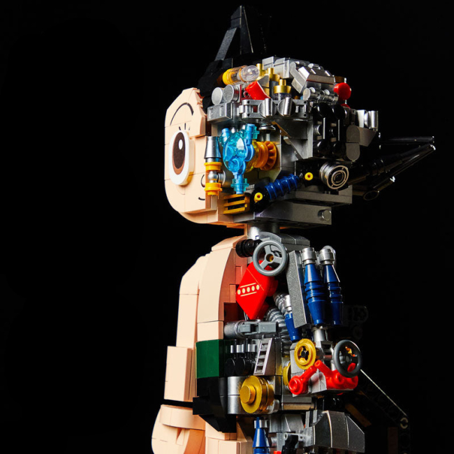 Конструкторы с уникальными деталями - Механический конструктор Pantasy Astro Boy 1250 элементов (86203HY)#4