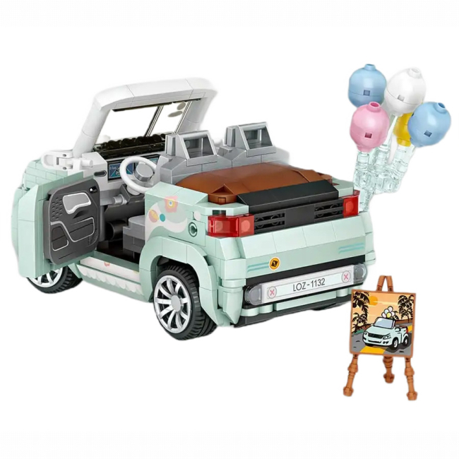 Блокові конструктори - ​Конструктор LOZ mini Міні кабріолет 779 деталей (1132)#2