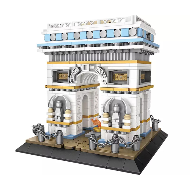 Блокові конструктори - ​Конструктор LOZ mini Тріумфальна арка 1188 деталей (1028)#3