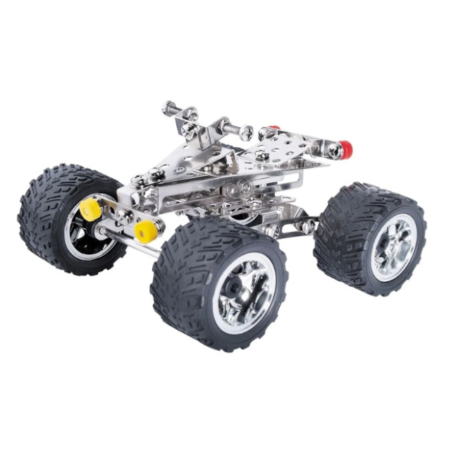 Конструктори з унікальними деталями - Конструктор Eitech Гоночний автомобіль-квадроцикл 180 деталей (С92)#4