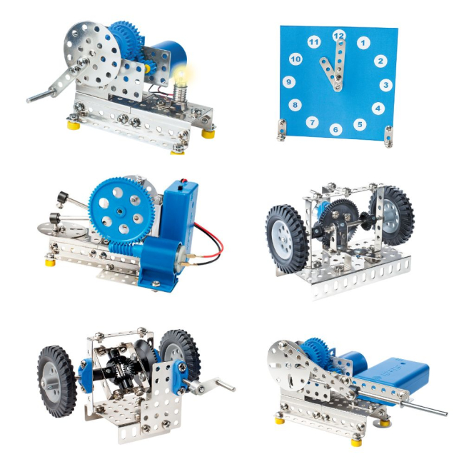 Конструкторы с уникальными деталями - Конструктор Eitech Комплект передач 220 деталей (С07)#2