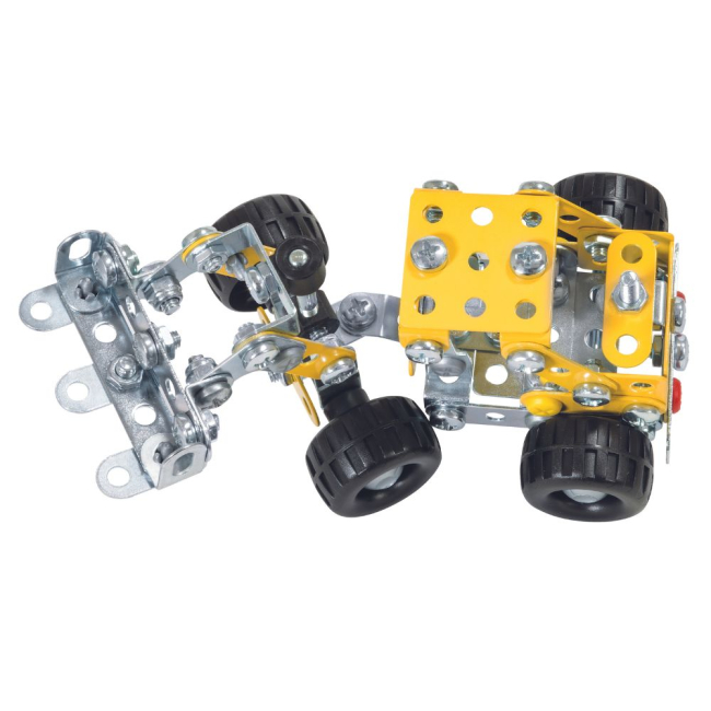 Конструктори з унікальними деталями - Конструктор Eitech Міні колісний навантажувач 157 деталей (С250)#3