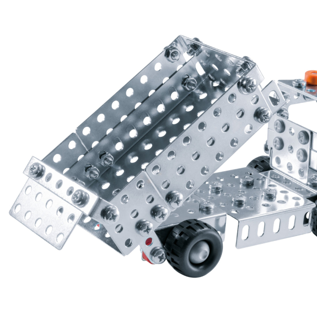 Конструктори з унікальними деталями - ​Конструктор Eitech Вантажівка самоскид 190 деталей (С280)#3