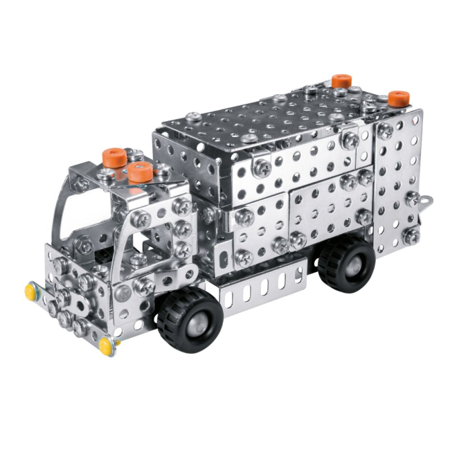 Конструктори з унікальними деталями - Конструктор Eitech Вантажівка сміттєвоз 280 деталей (С281)#3