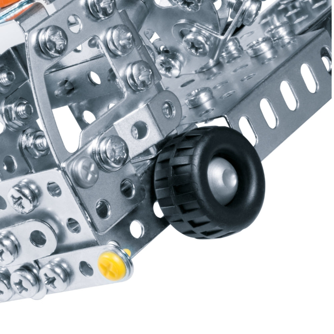 Конструктори з унікальними деталями - ​Конструктор Eitech Автобетонозмішувач 340 деталей (С282)#3