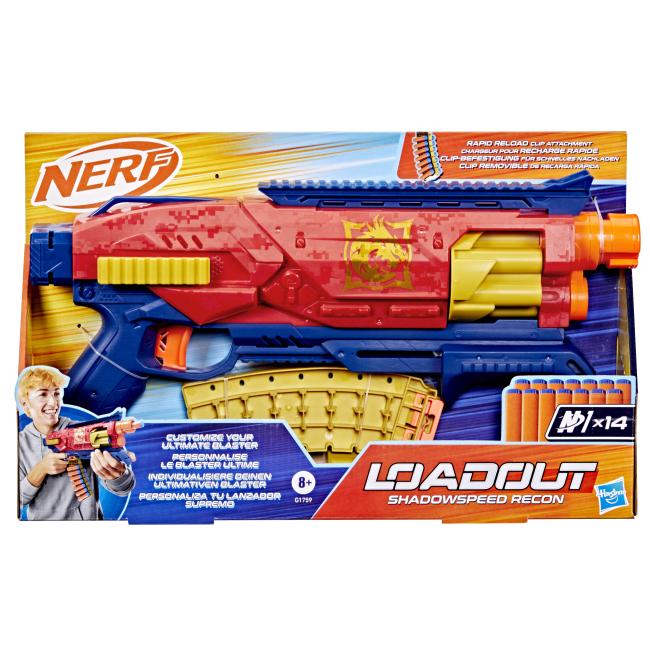 Помповое оружие - Бластер Nerf Loadout Shadowspeed recon (G1759)#4