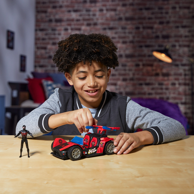 Фигурки персонажей - ​Игровой набор Marvel Веном против Человека-Паука Гоночный автомобиль Спайдер Мэна (G0736)#7