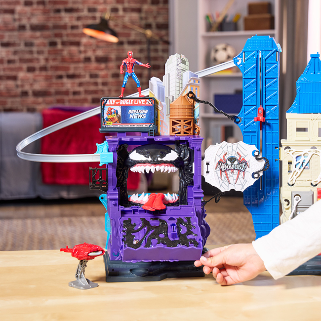 Фігурки персонажів - ​Ігровий набір Marvel Spider-man Місто: Спайдер Мен проти Венома (G0737)#6