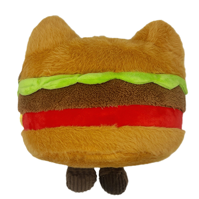 Персонажі мультфільмів - М'яка іграшка Fyyvalur Великі фуддіки Няшний бургер 24 см (99057)#2