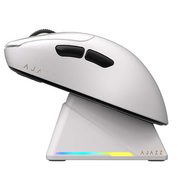 Клавіатура і миші - Мишка Ajazz APEX 3 Mod-White-3950-8K Charging Dock (AJM179-A-W)#2