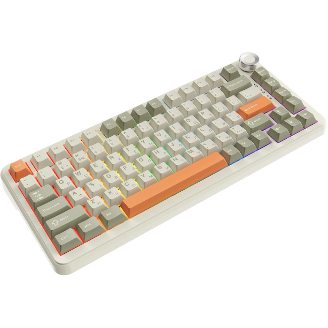 Клавіатура і миші - ​Клавіатура Ajazz AK820MAX Retro Colour Flying Fish Switch 8000 mAh (AK820MAX-FF-R)#2