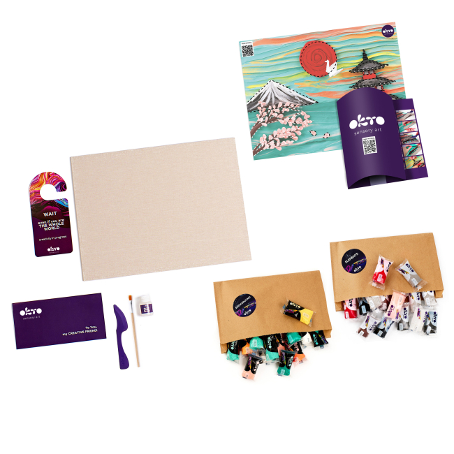 Наборы для творчества - Набор для творчества OKTO 3D картина Япония (10042)#2