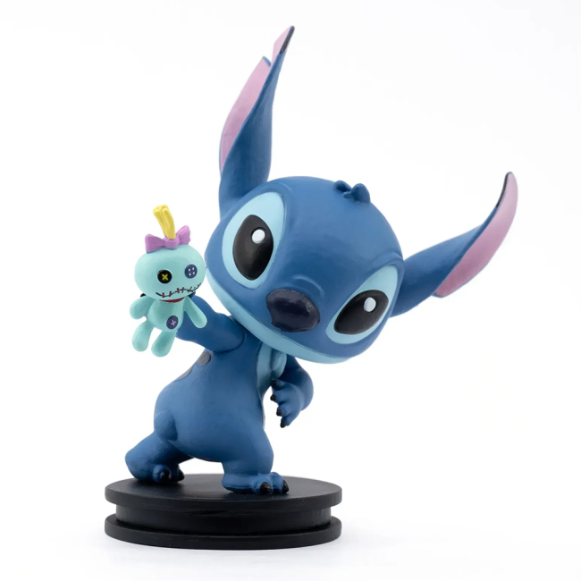 Фигурки персонажей - Коллекционная фигурка Yume Hero Box Stitch Стич, бросающий Скрамп (15846)#2