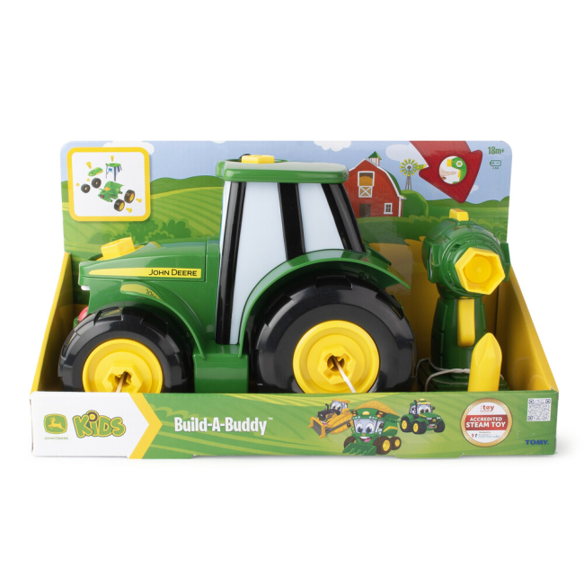 Конструктори з унікальними деталями - Ігровий набір Tomy John Deere kids Створи трактор (124687)#3