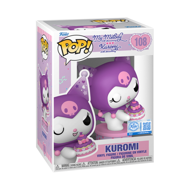 Фигурки персонажей - Фигурка Funko Pop Sanrio My Melody and Kuromi Куроми с тортиком (87169)#2