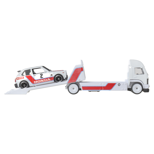 Автомоделі - Набір автомоделей Hot Wheels Car culture Team Transport Aeuro Lift і 73 Honda Civic Custom (FLF56/JBM36)#4