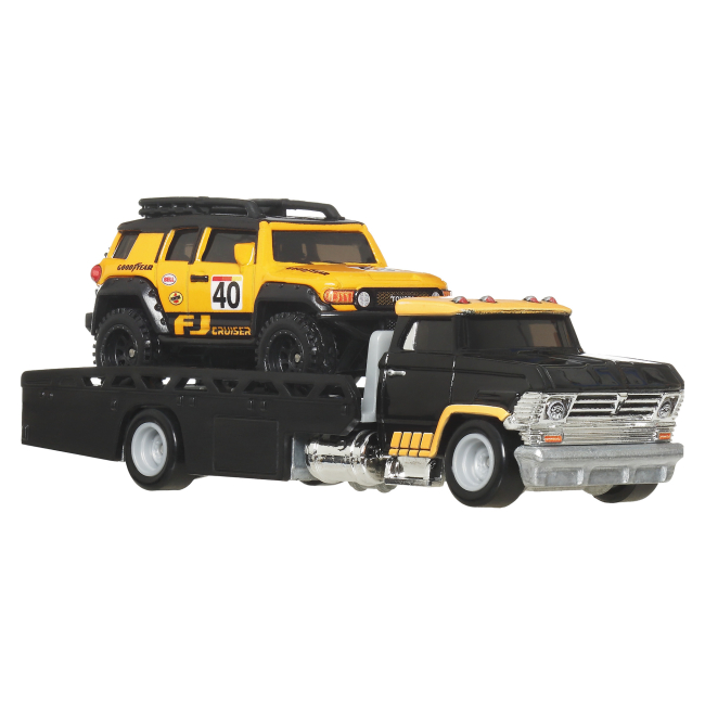 Автомоделі - Набір автомоделей Hot Wheels Car culture Team Transport Horizon Hauler і Toyota FJ Cruiser (FLF56/JBM33)#4