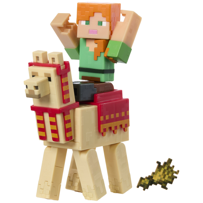 Фигурки персонажей - Набор фигурок Minecraft Alex and Llama (GTT53/1)#4