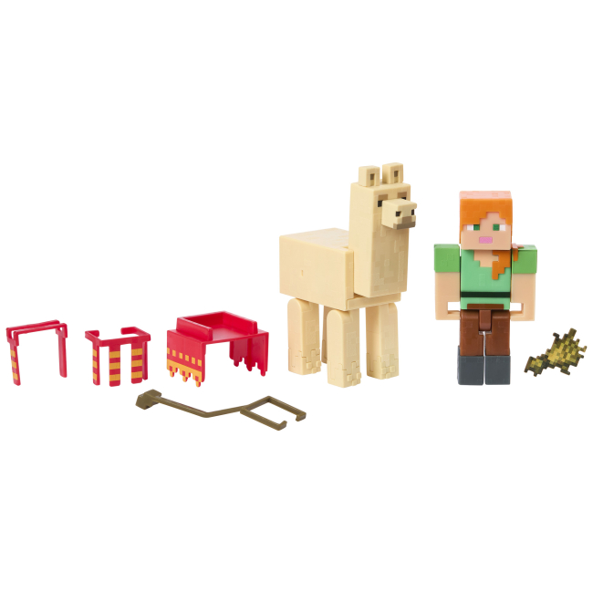 Фигурки персонажей - Набор фигурок Minecraft Alex and Llama (GTT53/1)#5